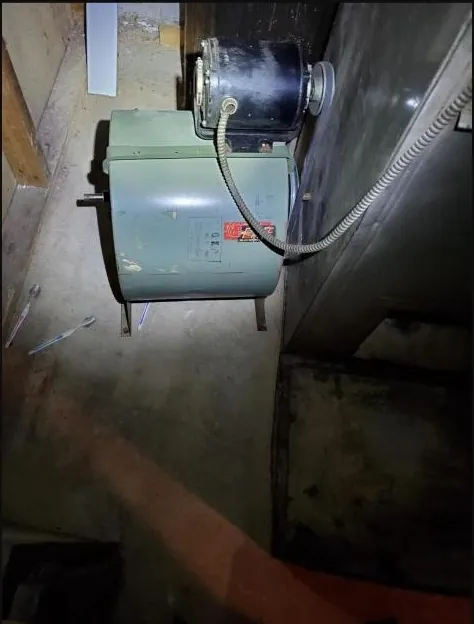 Blower motor — service access
